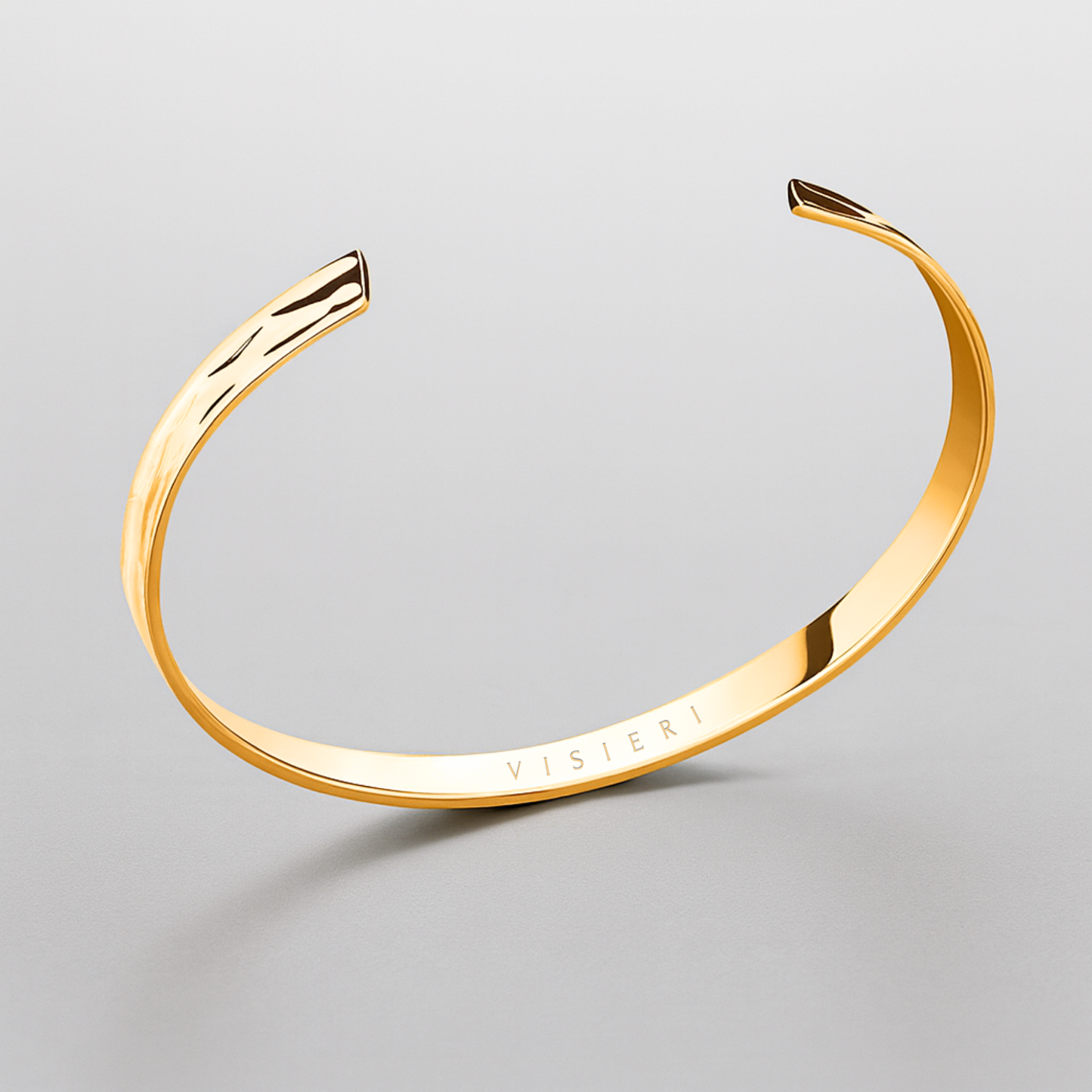 Gravel unisize Cuff - Silver and Gold