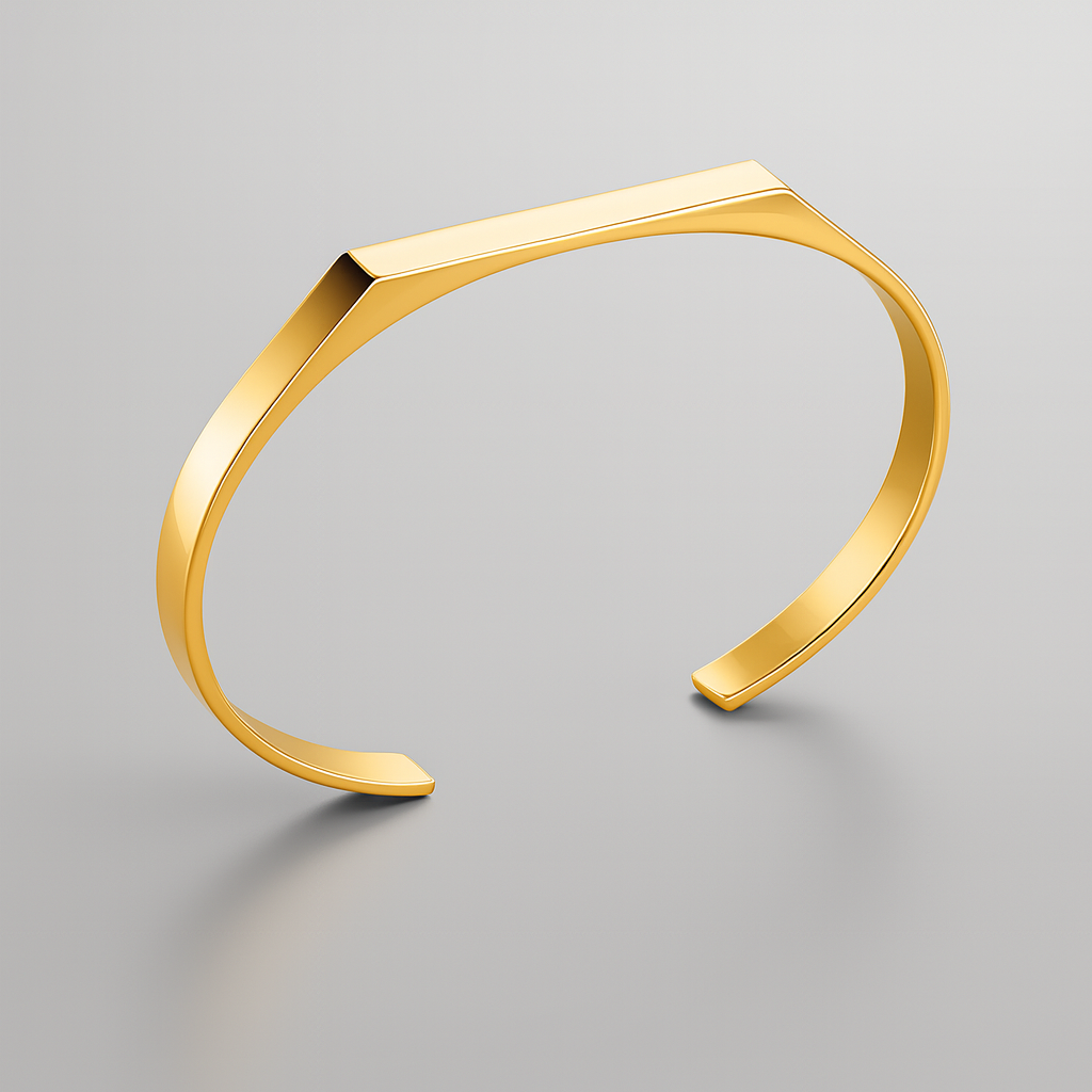 Zenith unisize Cuff - Silver & Gold
