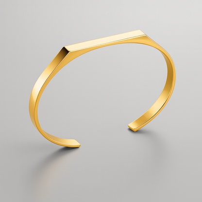 Zenith unisize Cuff - Silver & Gold