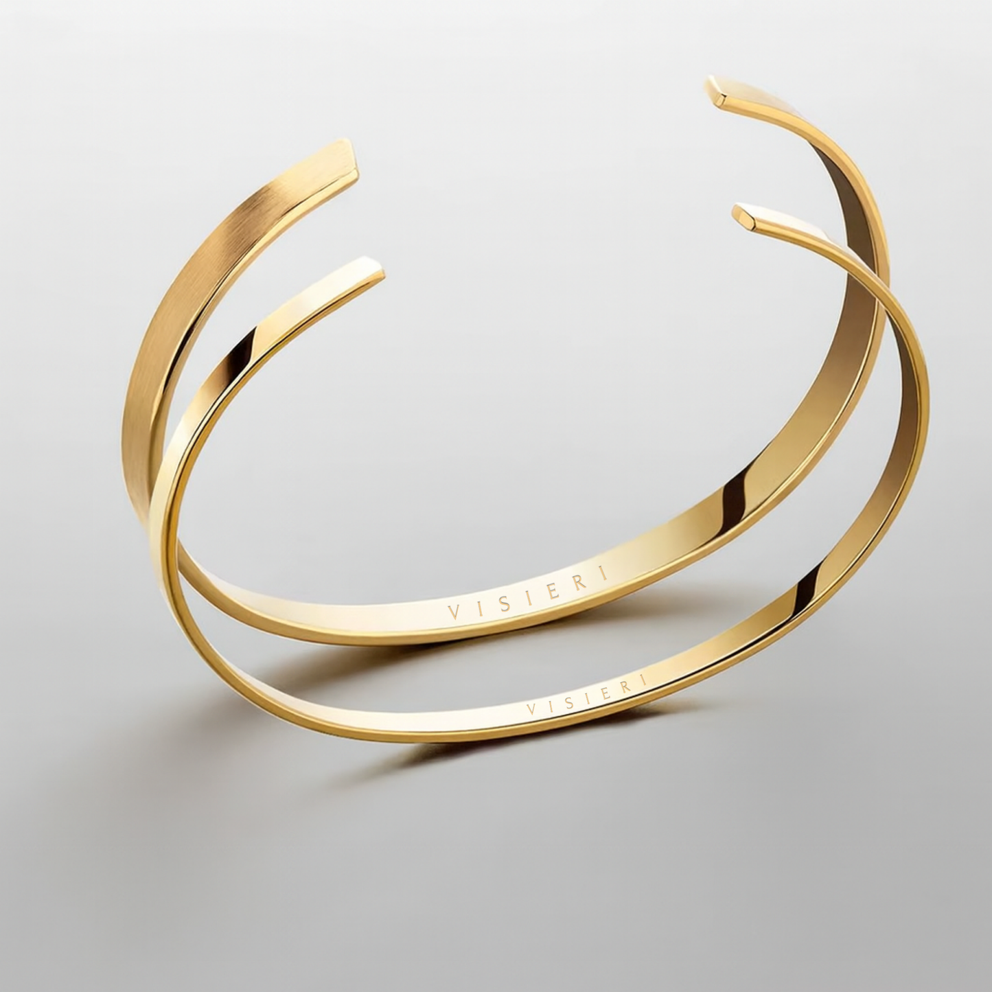 Maverick unisize Cuff  - Silver & Gold